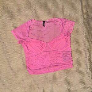 H&M Pink Sheer Top